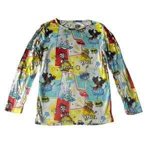 Bellabu Bear Paw Patrol Shirt 6 Bamboo Long Sleeve Pajama Top Comic Print Kids